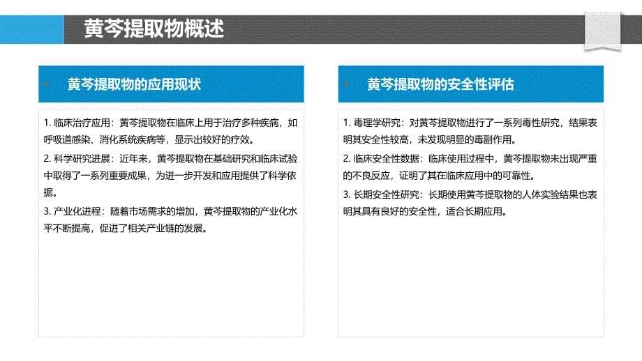 黄芩提取物在抗病毒治疗中的新策略探讨-洞察分析_第5页