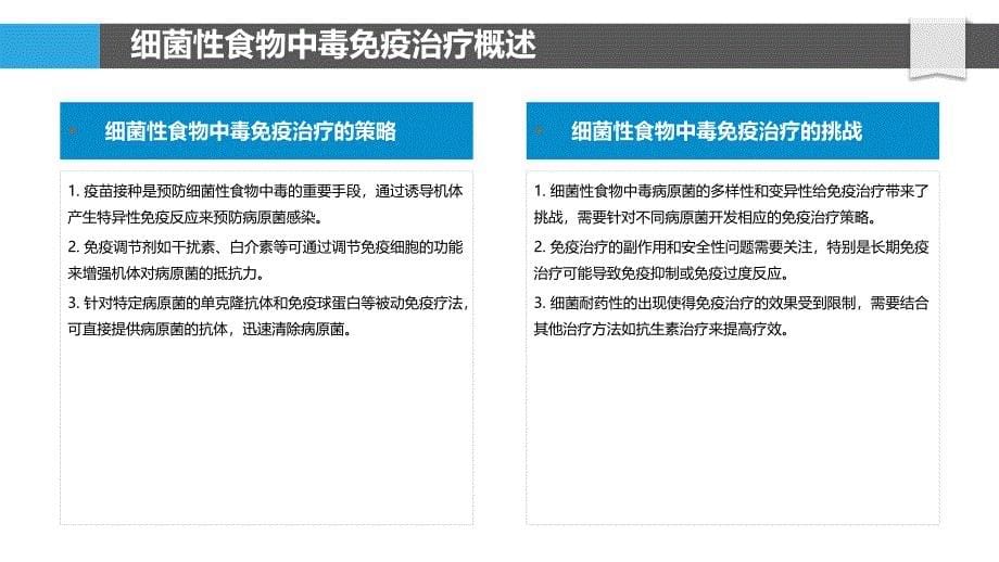 细菌性食物中毒免疫治疗策略-洞察分析_第5页