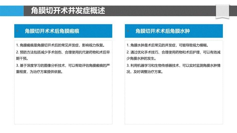 角膜切开术并发症预测与预防-洞察分析_第5页