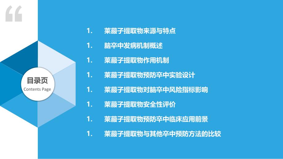 莱菔子提取物对脑卒中的预防研究-洞察分析_第2页