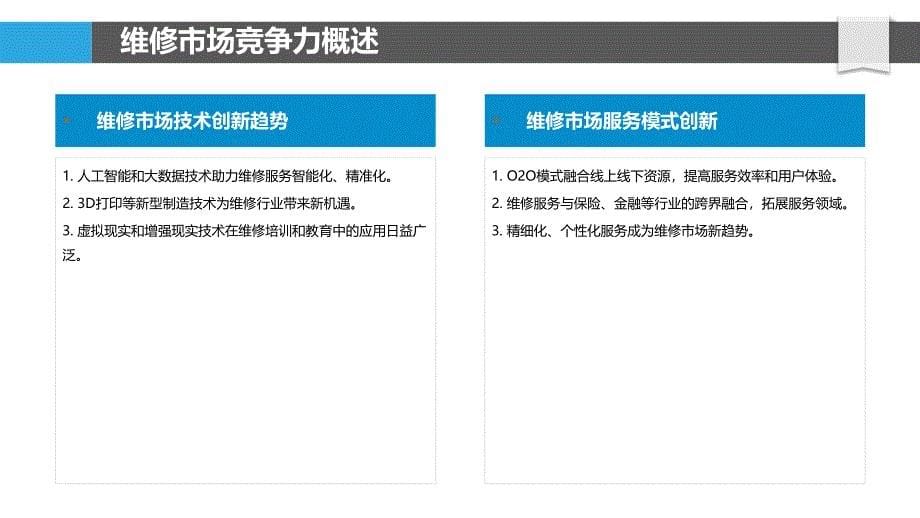 维修市场竞争力评估-洞察分析_第5页