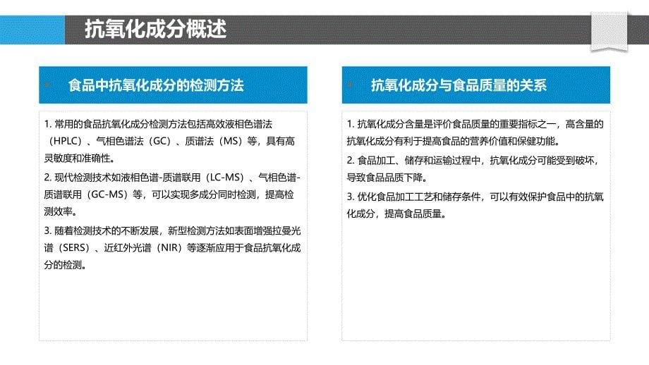 食品抗氧化成分检测-洞察分析_第5页