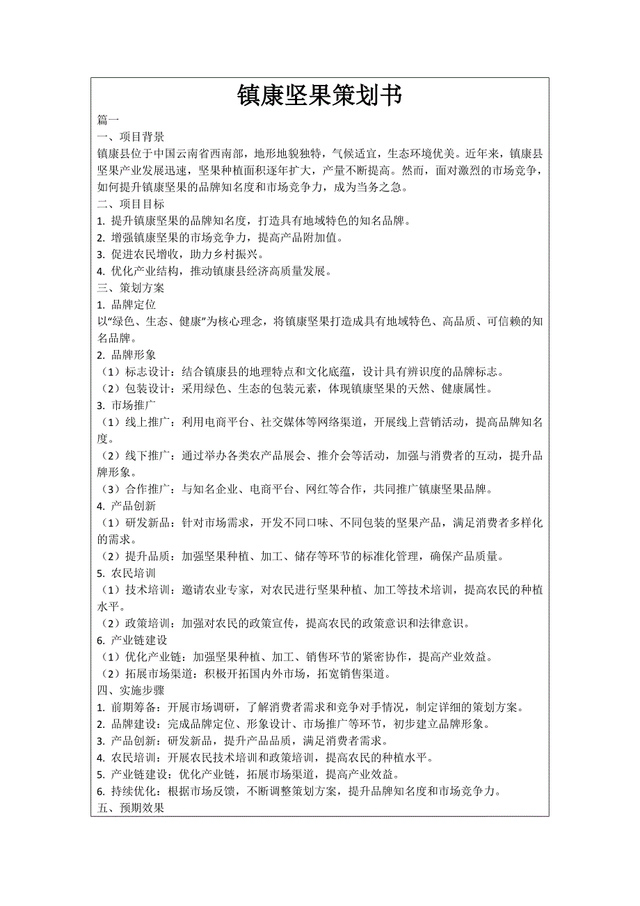 镇康坚果策划书_第1页