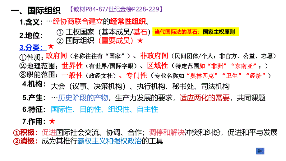 第四单元+国际组织+课件-2025届高考政治一轮复习统编版选择性必修一当代国际政治与经济+_第4页