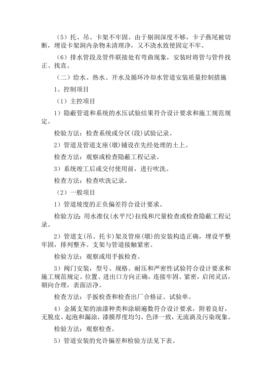 给水排水工程安装质量控制技术措施_第2页