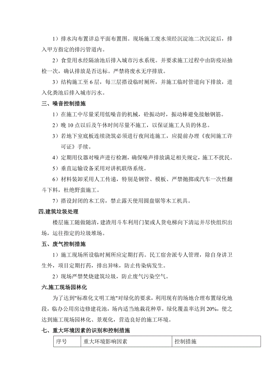 高层商住楼工程文明施工和环境保护_第4页