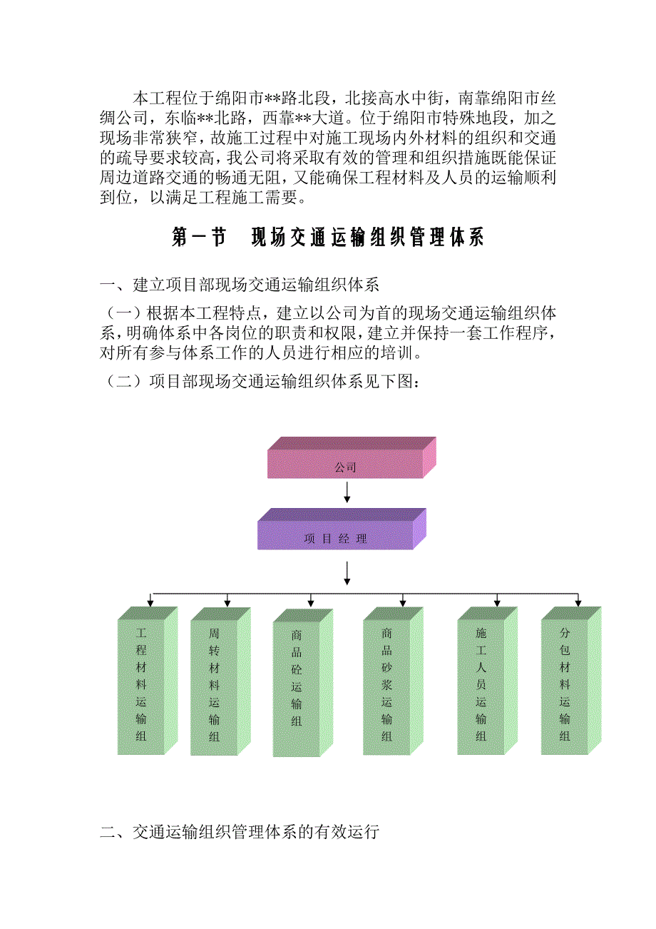 某超高层住宅施工现场内外交通运输组织方案_第2页