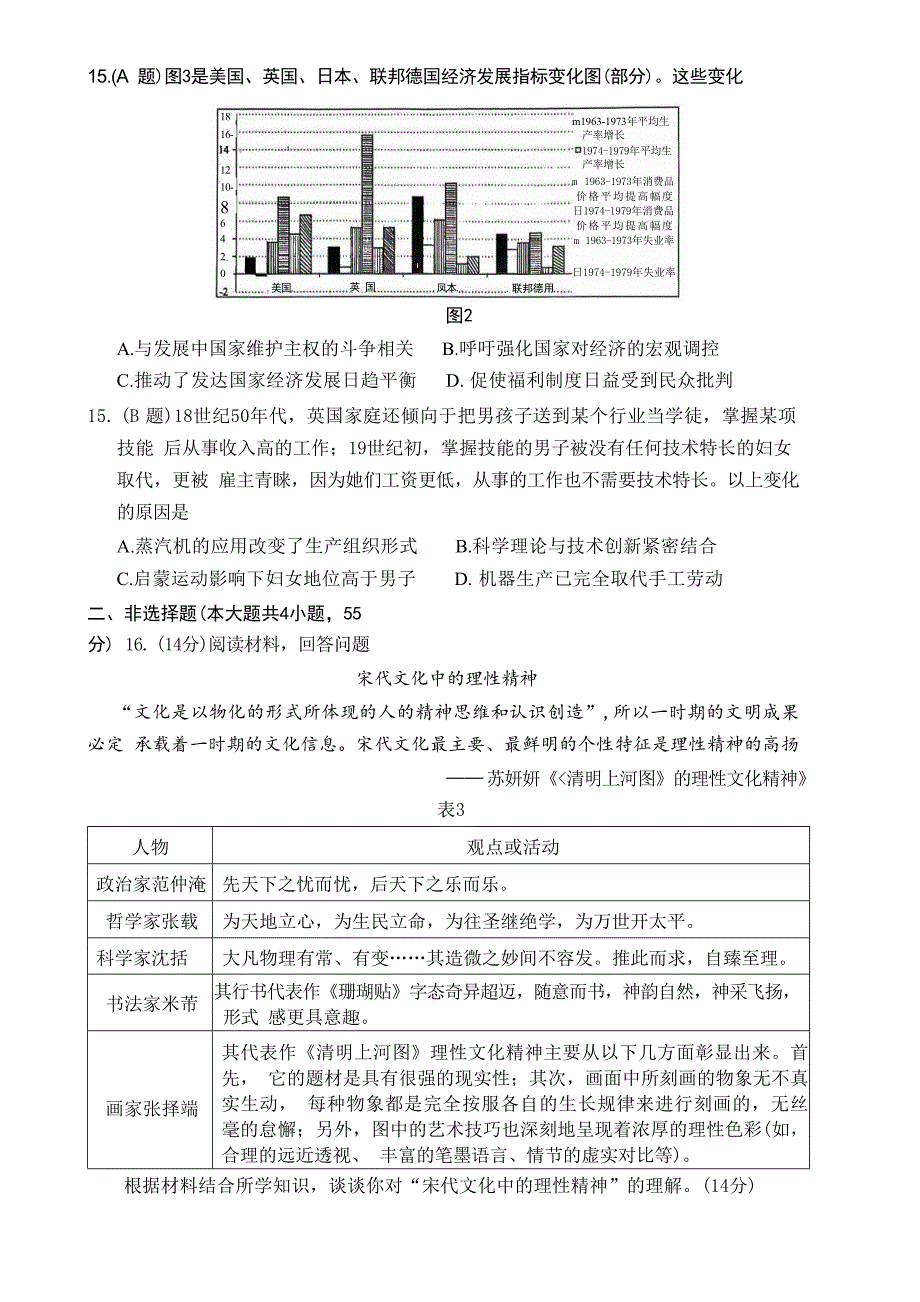 2024-2025学年山东省名校考试联盟高三上学期期中历史试题及答案_第4页