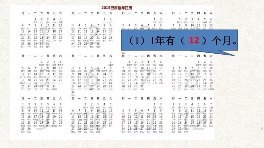 西师大版三年级上册数学第六单元年、月、日单元教学课件_第5页