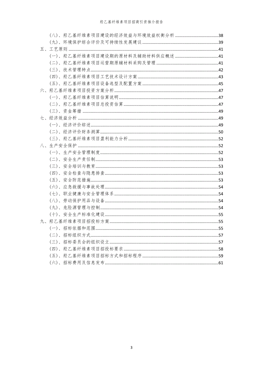 2023年羟乙基纤维素项目招商引资推介报告_第3页