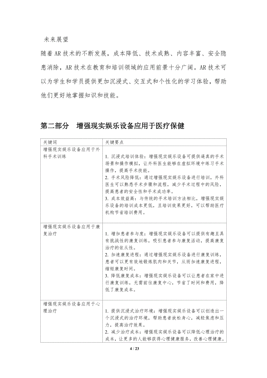 增强现实娱乐设备的应用场景与挑战_第4页