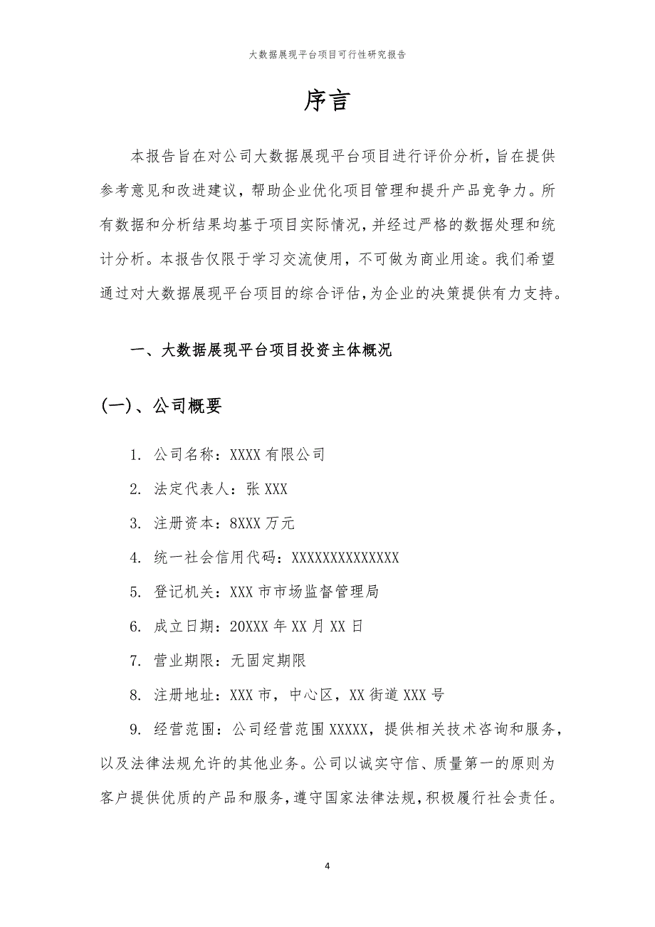 大数据展现平台项目可行性研究报告_第4页