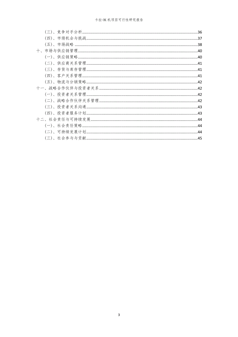 卡拉OK机项目可行性研究报告_第3页