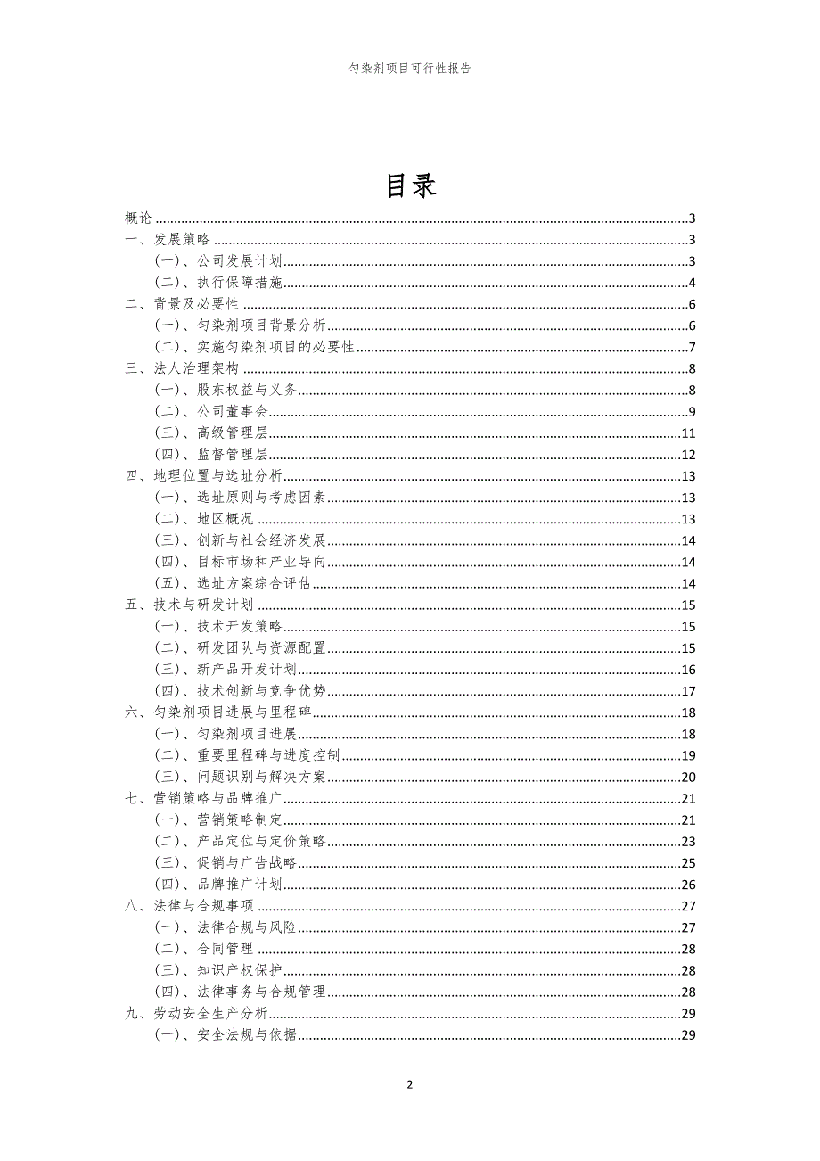 匀染剂项目可行性报告_第2页