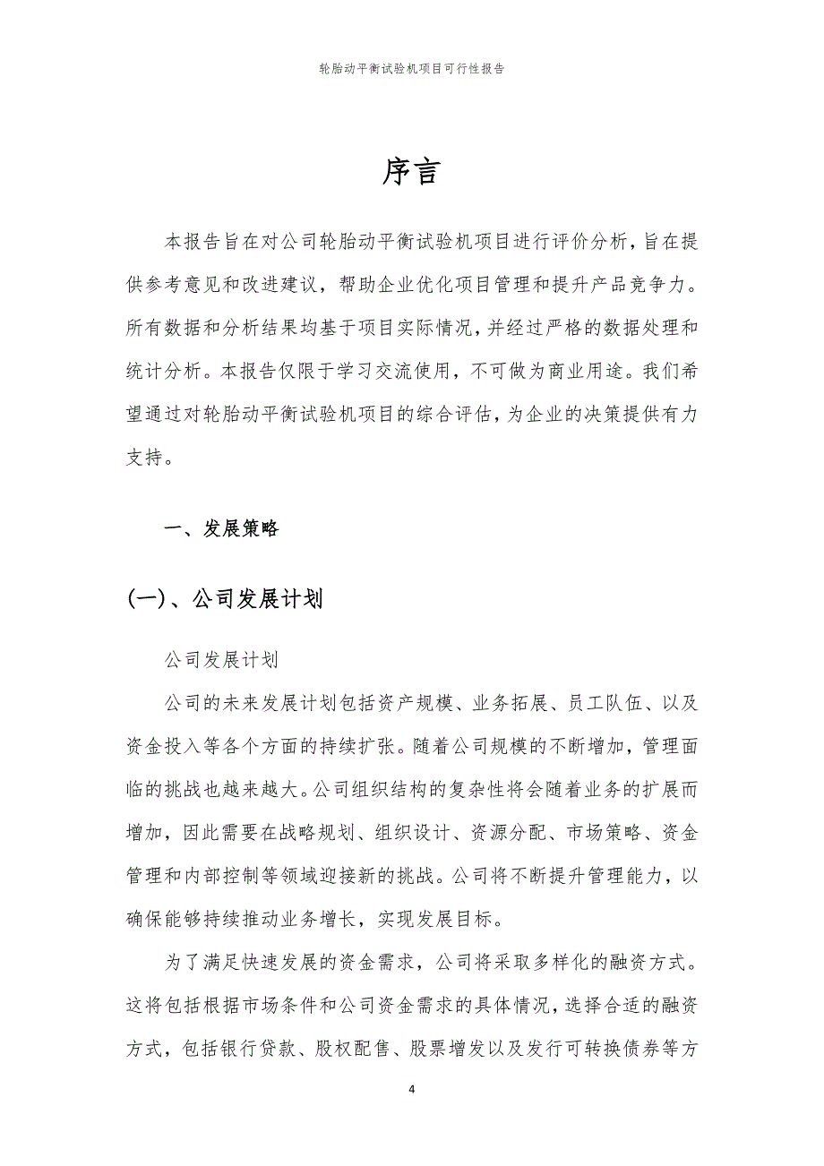 轮胎动平衡试验机项目可行性报告_第4页