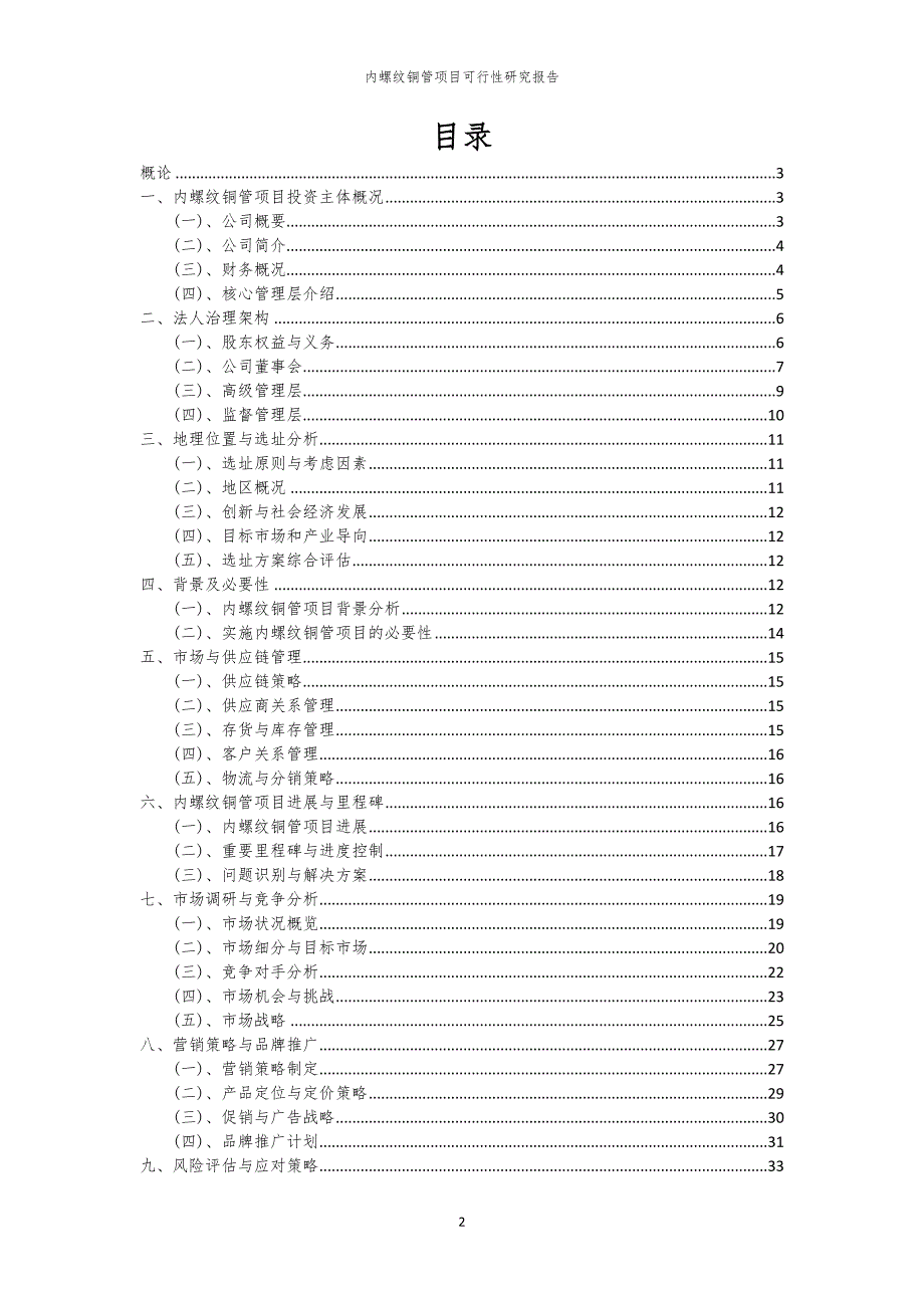 内螺纹铜管项目可行性研究报告_第2页