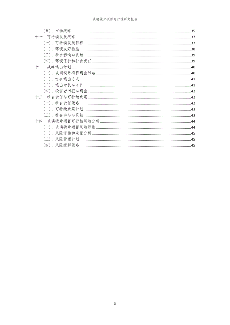 玻璃镜片项目可行性研究报告_第3页