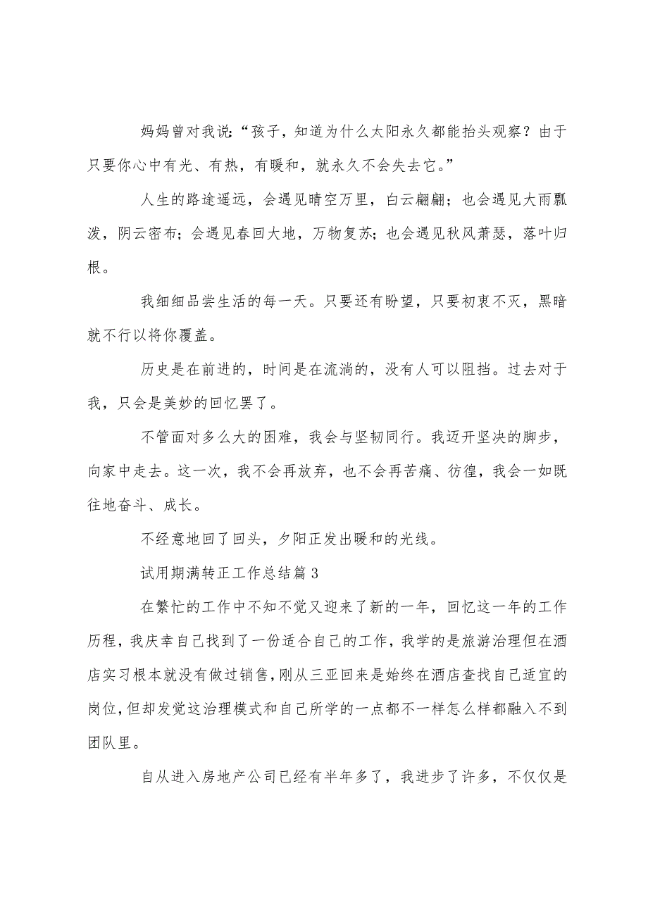 试用期满转正工作总结篇_第4页