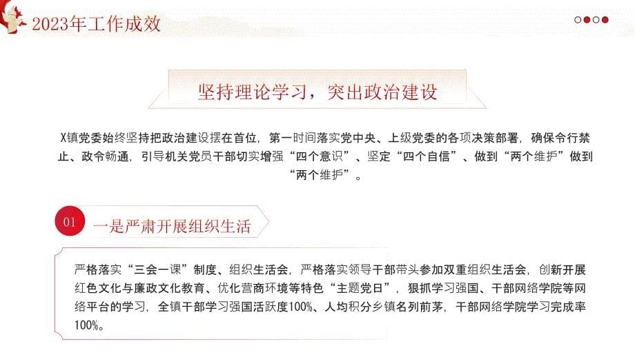 基层党支部党委2024党建工作总结PPT_第5页