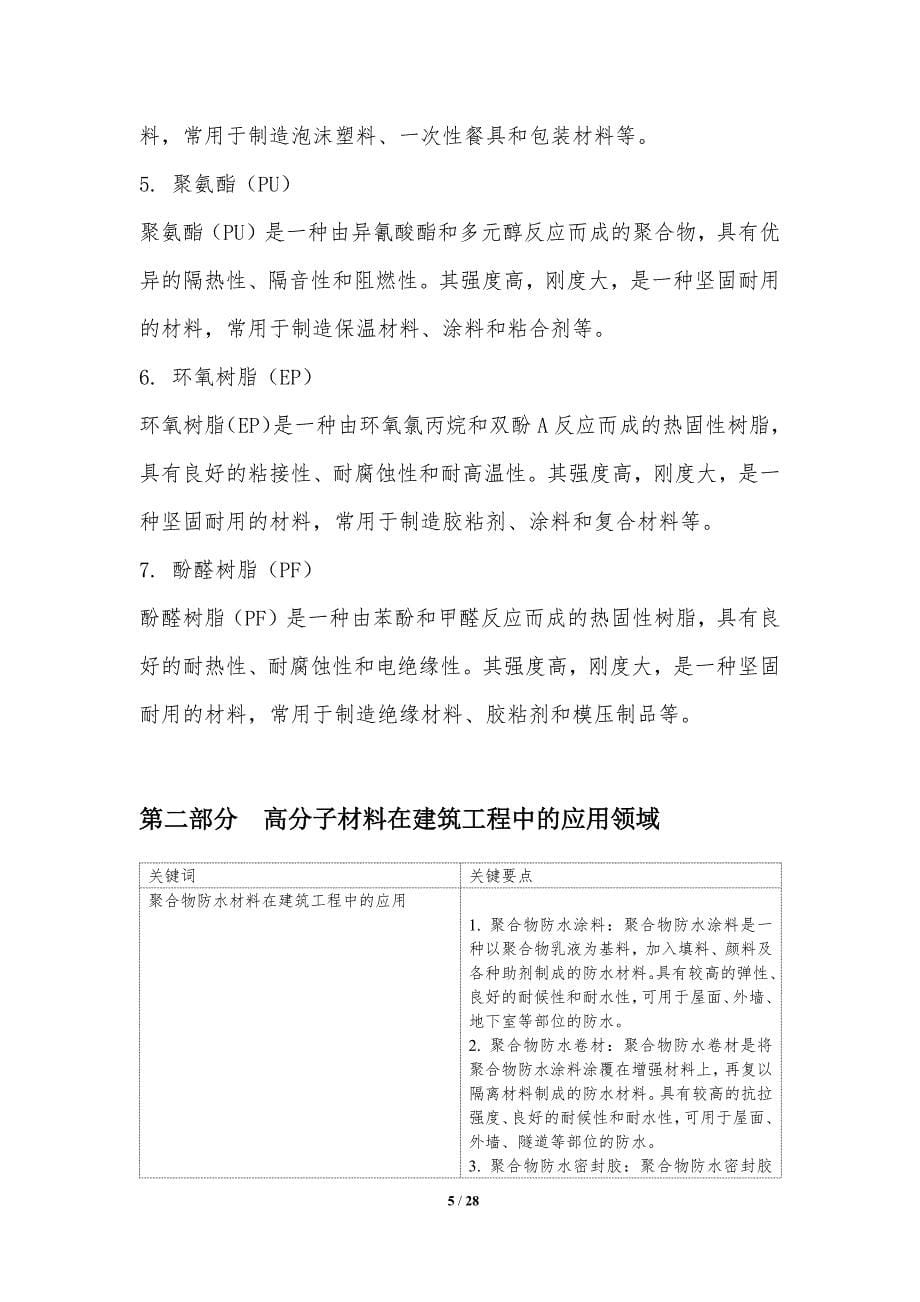 高分子材料在建筑工程领域的应用_第5页