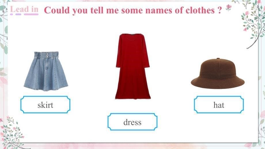 Unit 8 Topic 1 We will have a class fashion show Section A 课件2022-2023学年仁爱版八年级英语下册_第5页