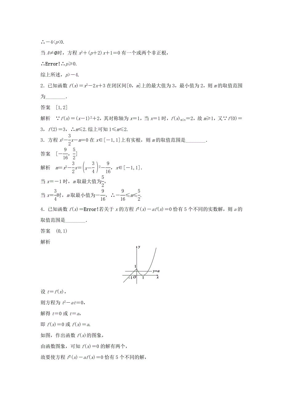 （江苏专用）高考数学 考前三个月 必考题型过关练 第4练 再谈“三个二次”的转化策略 理_第3页