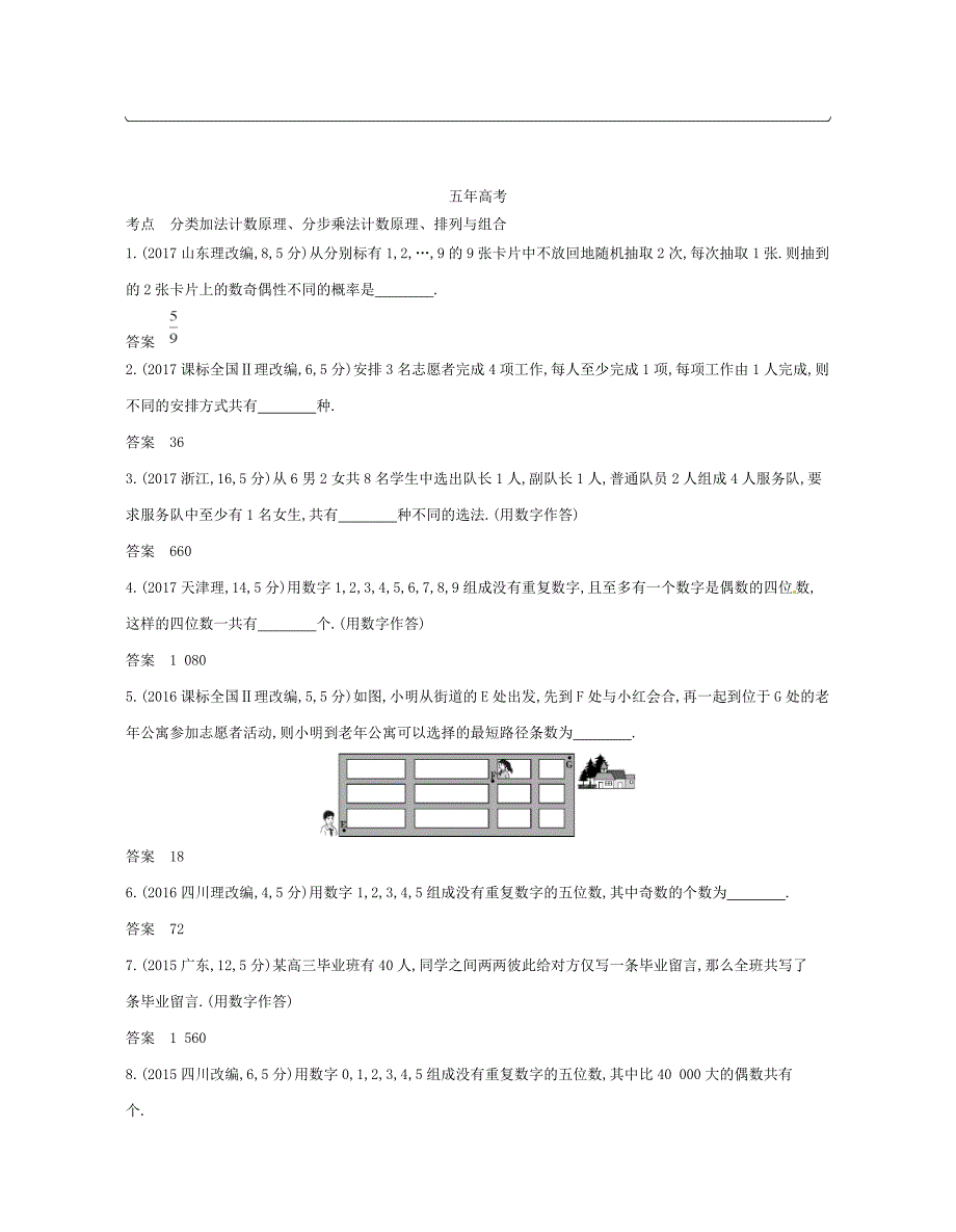 高考数学一轮复习 第二十章 计数原理 20.1 两个计数原理、排列与组合讲义-人教版高三数学试题_第2页