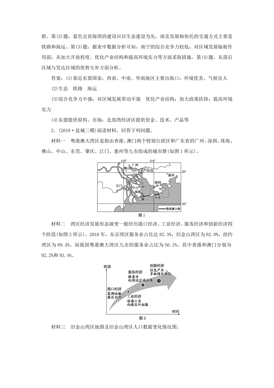 （江苏专用）高考地理二轮复习 专题过关检测（十三）第29题专项研究（含解析）-人教高三地理试题_第2页