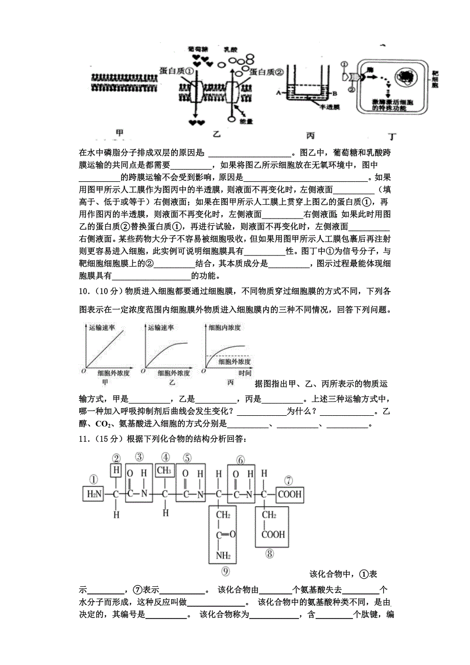 2023年天津市河东区生物高一上期末检测模拟试题含解析_第4页