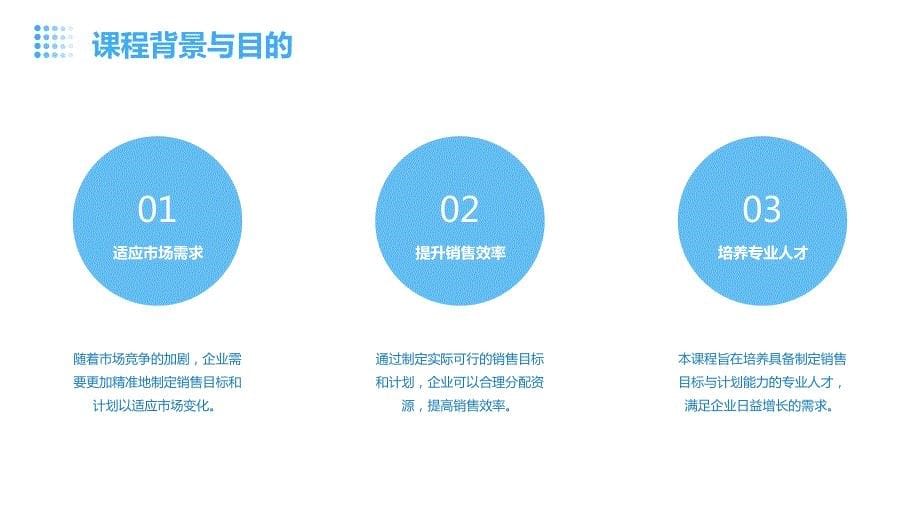 制定实际销售目标与计划的培训课程_第5页