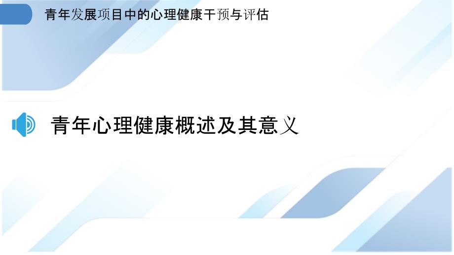 青年发展项目中的心理健康干预与评估_第3页