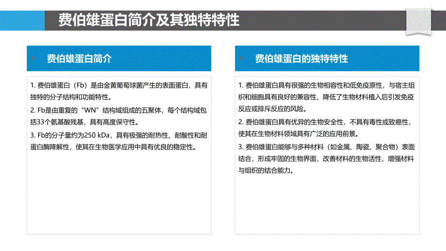 费伯雄蛋白在生物材料中的应用_第4页