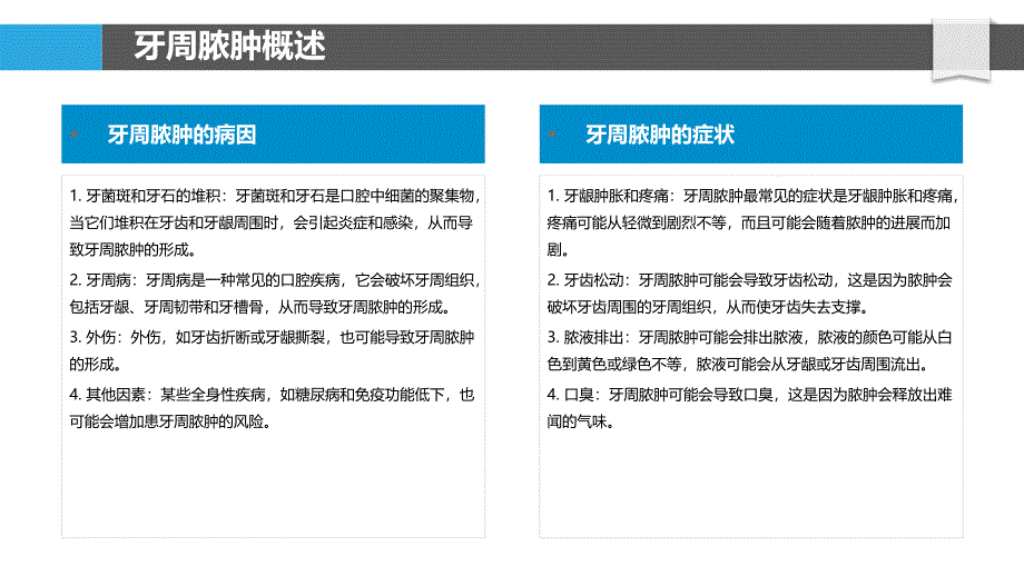 牙周脓肿引流术相关知识的患教研究_第4页