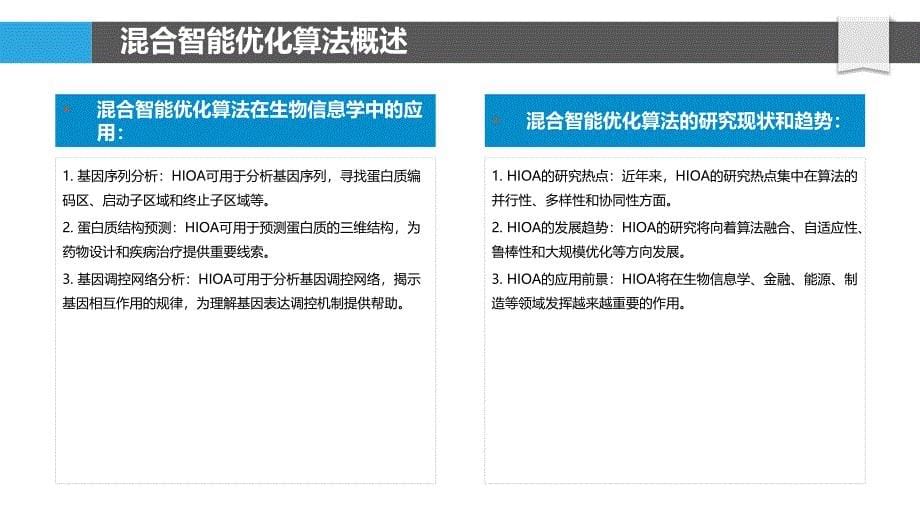 混合智能优化算法在生物信息学优化中的应用_第5页