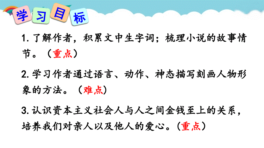 【初中语文】《我的叔叔于勒》课件+++统编版+语文九年级上册_第3页