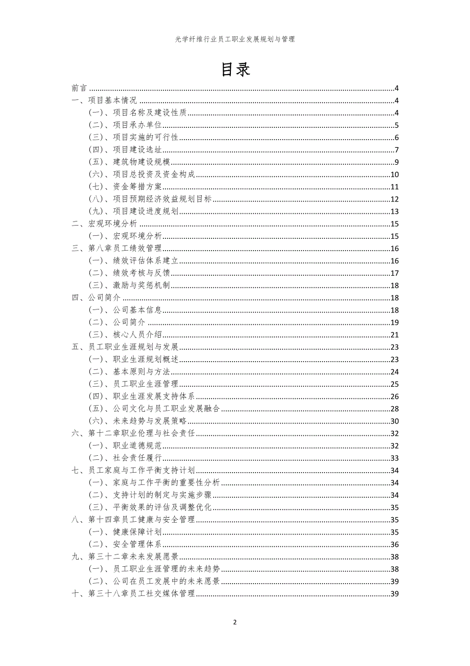 光学纤维行业员工职业发展规划与管理_第2页