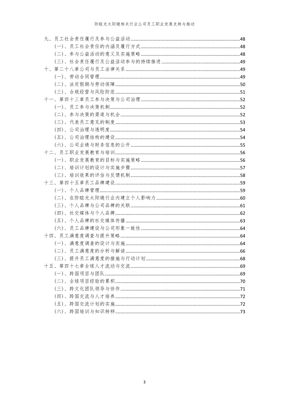 防眩光太阳镜相关行业公司员工职业发展支持与推动_第3页