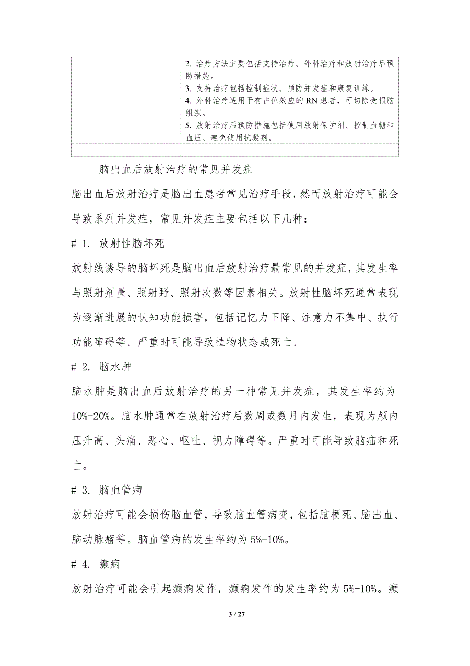 脑出血放射治疗后放射性脑坏死的分子靶向治疗研究_第3页