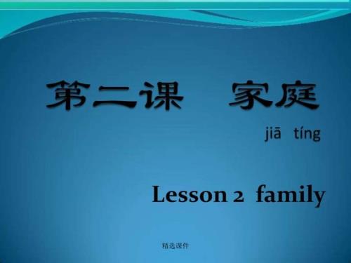 对外汉语教学(家庭)