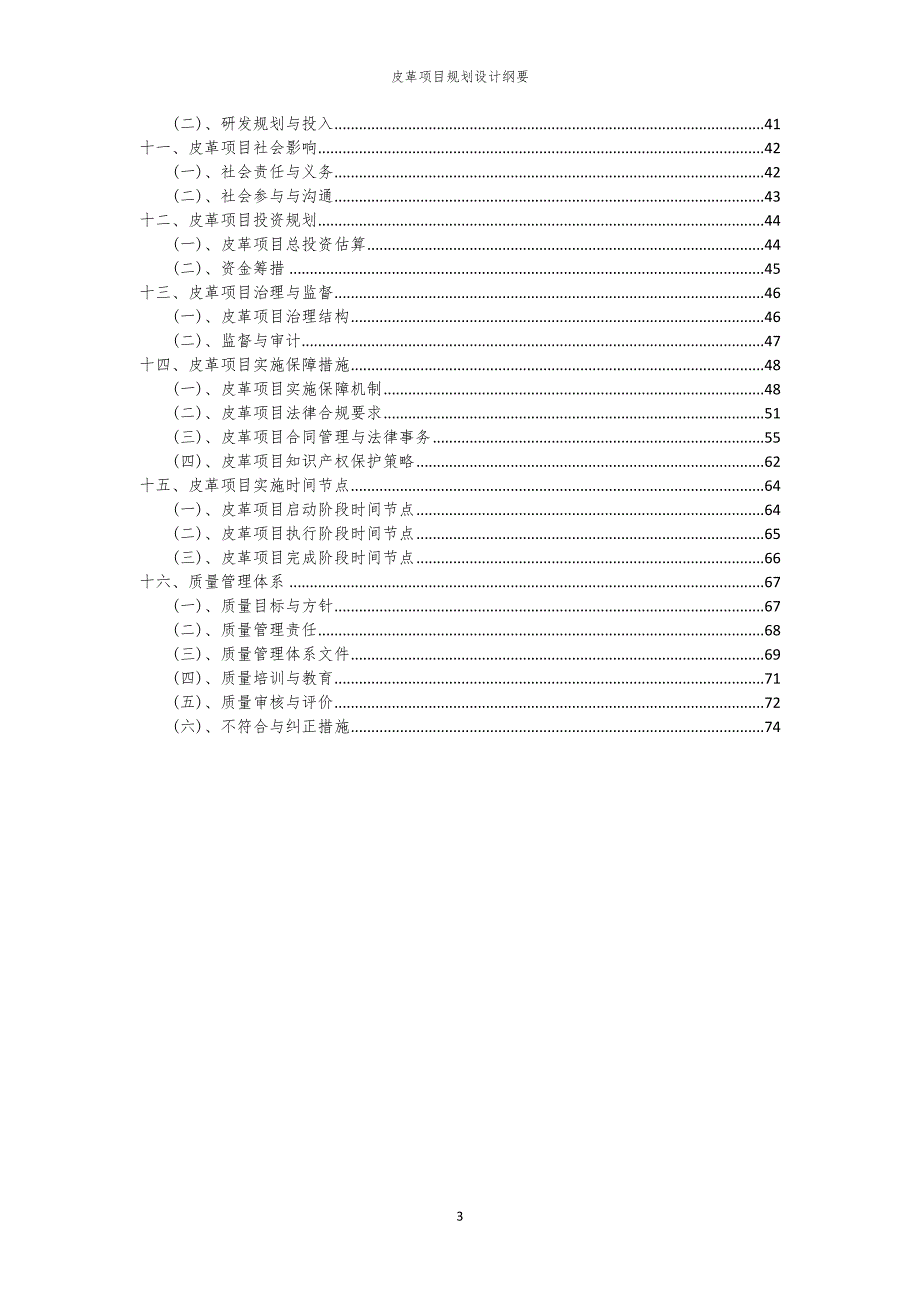 皮革项目规划设计纲要_第3页