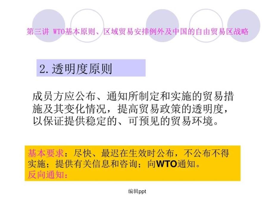 第三讲WTO基本原则及区域贸易安排例外(1)_第3页