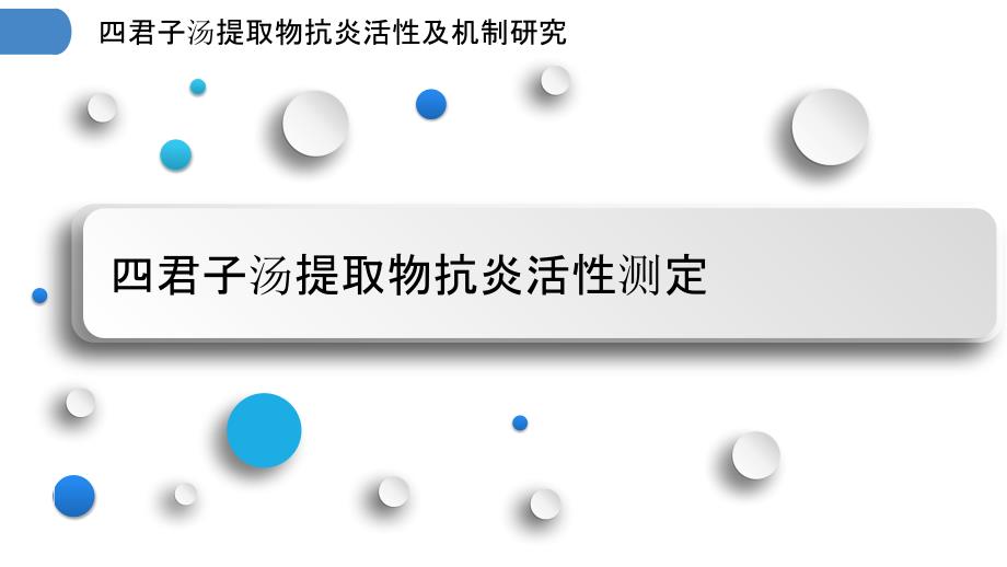 四君子汤提取物抗炎活性及机制研究_第3页