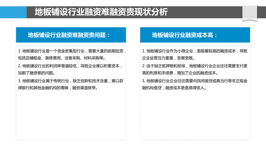 地板铺设行业融资难融资贵问题研究_第4页