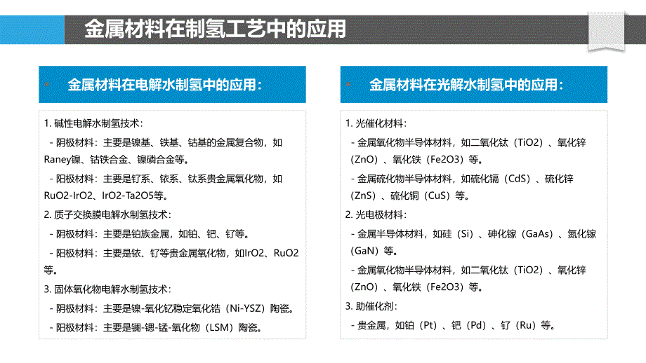 金属材料在氢能生产及储存中的应用_第4页