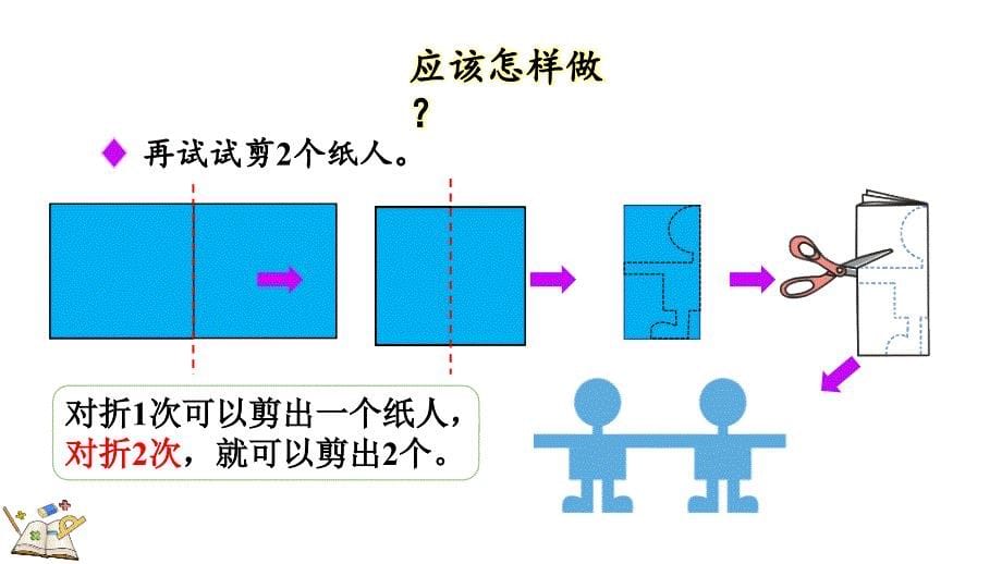 2024人教版数学小学二年级下册教学课件3.4 利用对称解决实际问题_第5页