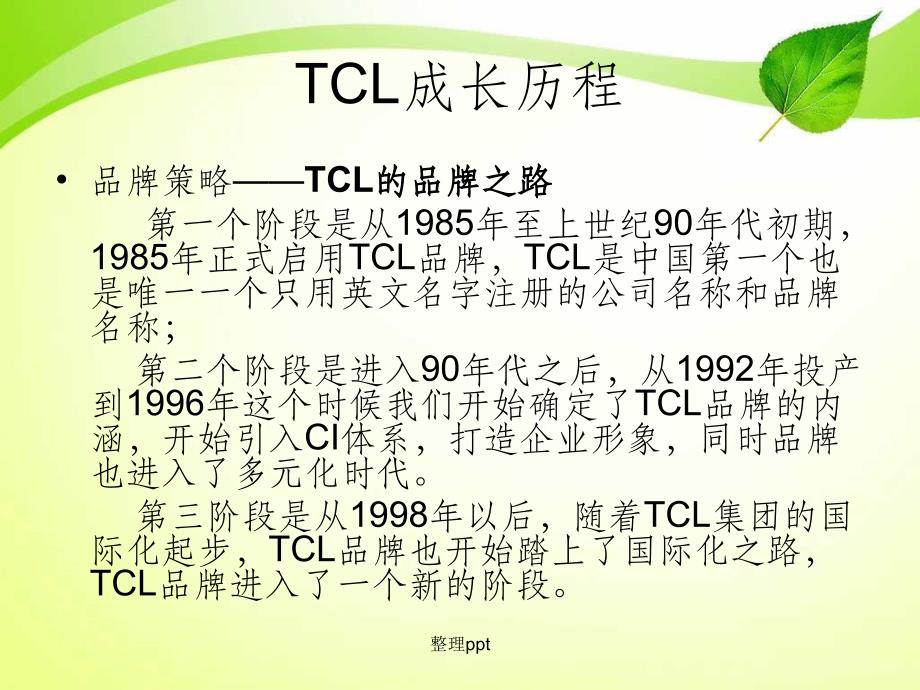 跨国公司战略——TCL_第4页