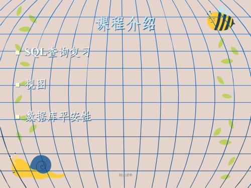 数据库系统原理(2)