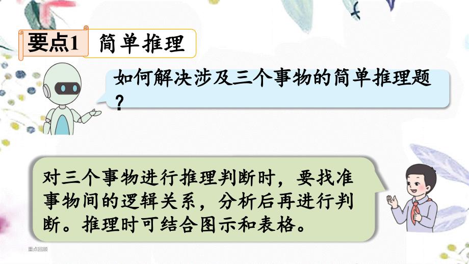 人教版数学二年级（下册）数学广角——推理 练习二十一_第2页