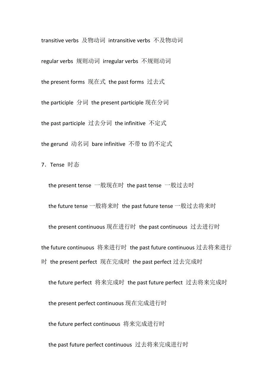 English grammar terms often used 英语语法常用词语_第3页