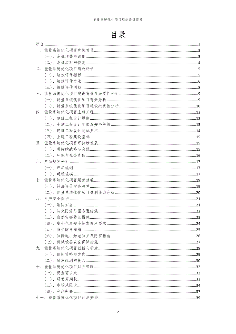 2024年能量系统优化项目规划设计纲要_第2页